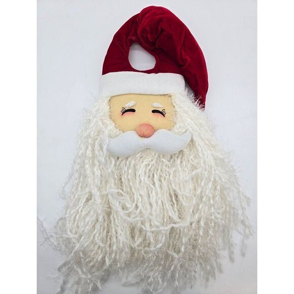 Santa Claus Wall Hanging With Jingle Bells Christmas Decoration By JCPenney Home - Picture 1 of 6